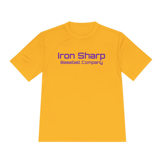 Unisex Moisture Wicking Tee - Iron Sharp Baseball Company - Perfect for Sports and Active Wear