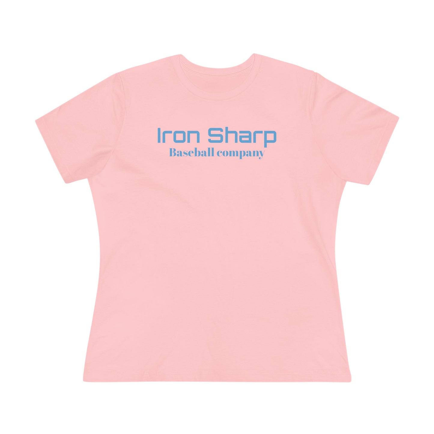 Women's Cotton Tee - Iron Sharp Baseball Company Graphic T-Shirt