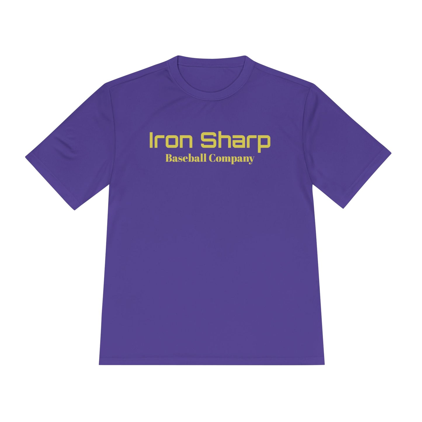 Unisex Moisture Wicking Tee - Iron Sharp Baseball Company - Perfect for Sports and Active Wear