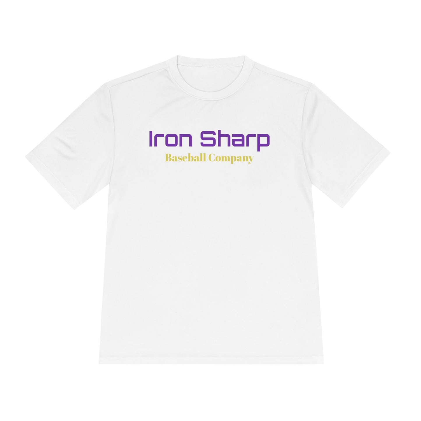 Unisex Moisture Wicking Tee - Iron Sharp Baseball Company - Perfect for Sports and Active Wear